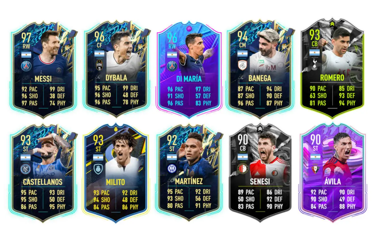 Links naranjas Argentina Burdisso TOTGS CONMEBOL Libertadores FIFA 22 Ultimate Team