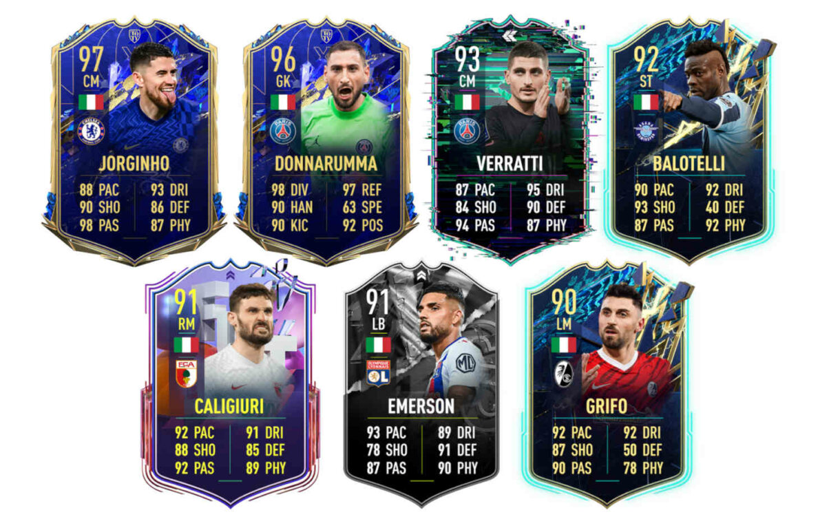 Links naranjas Italia Chiellini Fin de Una Era FIFA 22 Ultimate Team