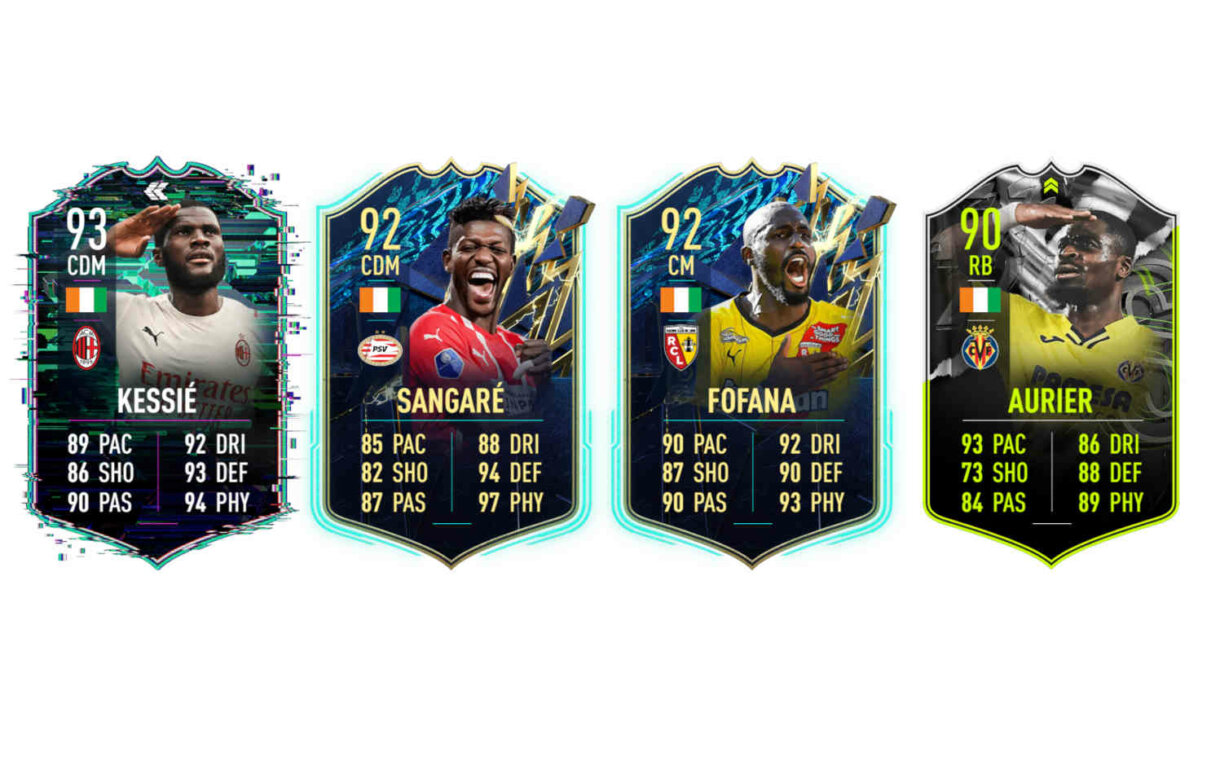 Links naranjas Costa de Marfil Pépé Shapeshifters FIFA 22 Ultimate Team