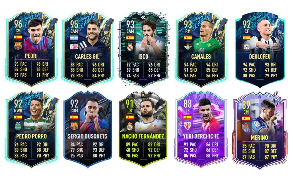 Links naranjas España Cesc Fábregas Fin de Una Era FIFA 22 Ultimate Team
