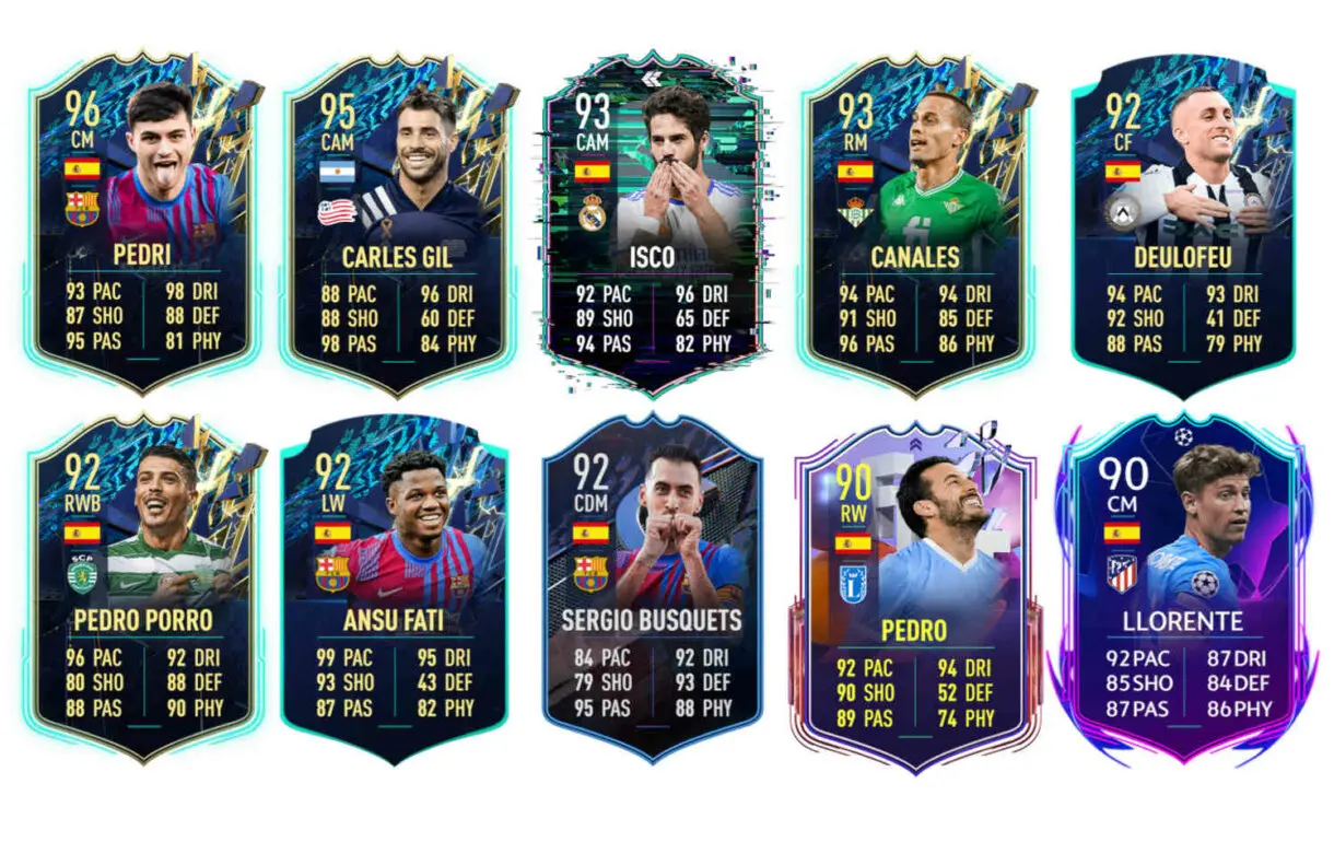 Links naranjas España Juan Mata Fin de Una Era FIFA 22 Ultimate Team
