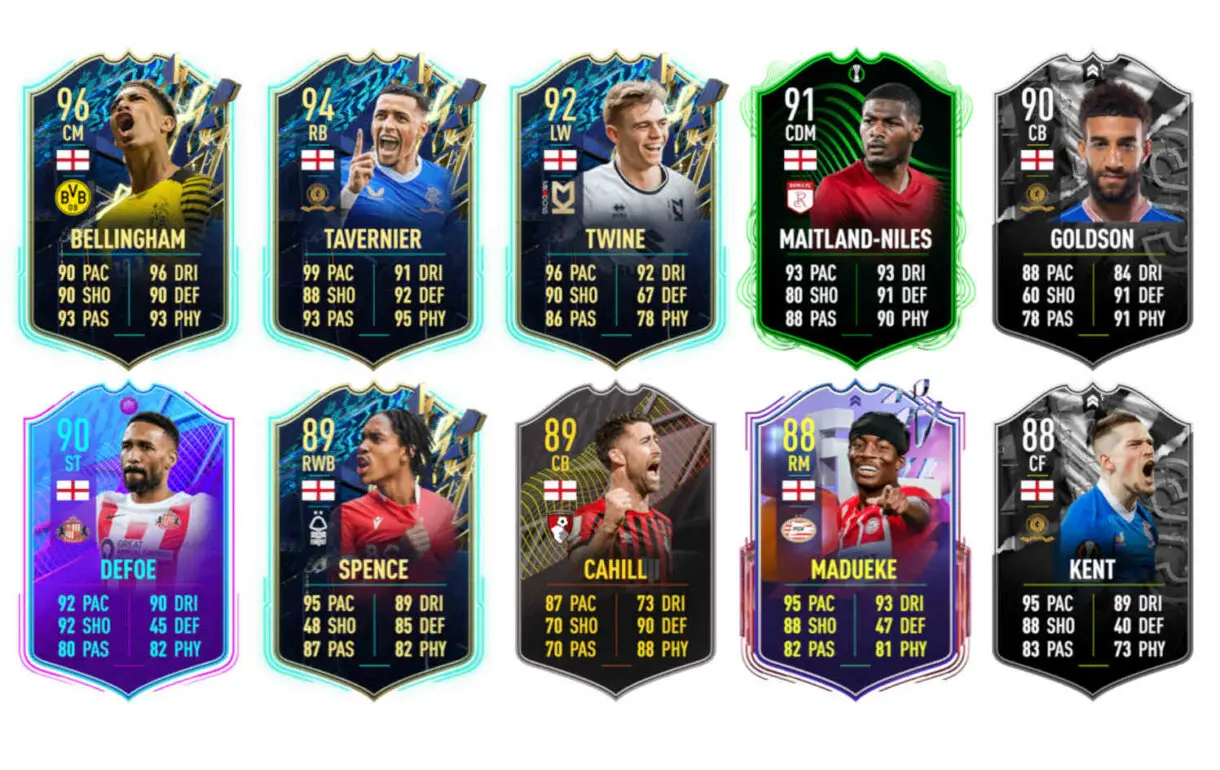 Links naranjas Inglaterra Grealish Shapeshifters FIFA 22 Ultimate Team