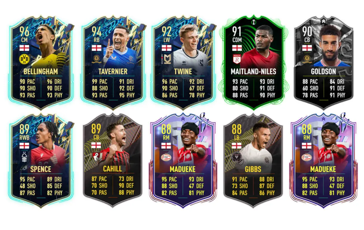 Links naranjas Inglaterra Mark Noble Fin de Una Era FIFA 22 Ultimate Team