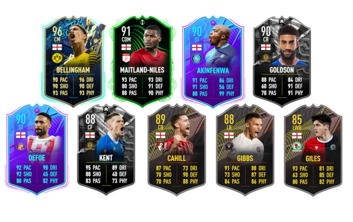 Links naranjas Inglaterra Jamie Vardy Moments FIFA 22 Ultimate Team