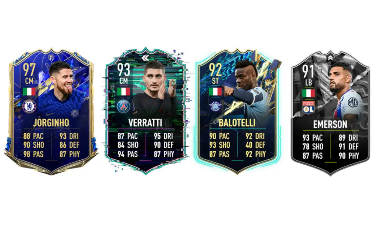 Links naranjas Italia Caprari TOTS FIFA 22 Ultimate Team