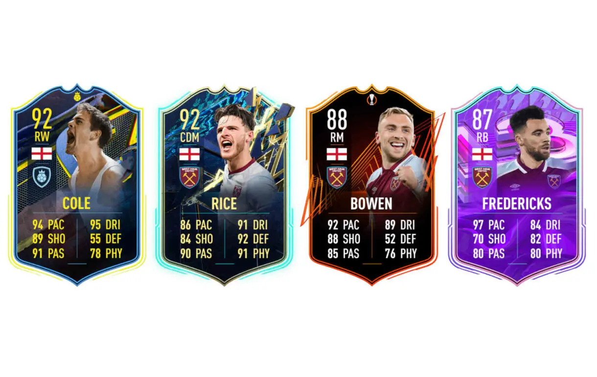 Links perfectos Mark Noble Fin de Una Era FIFA 22 Ultimate Team