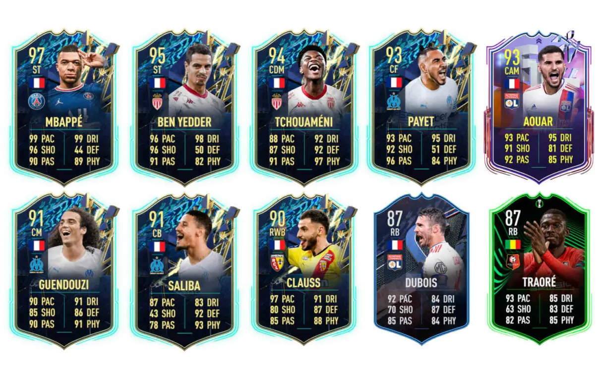 Links verdes Bourigeaud TOTS FIFA 22 Ultimate Team