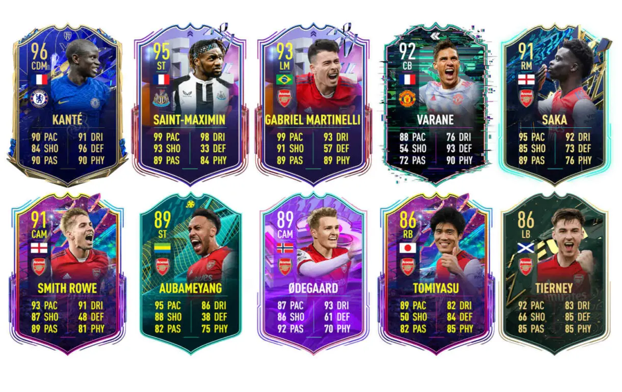 Links verdes Lacazette Fin de Una Era FIFA 22 Ultimate Team