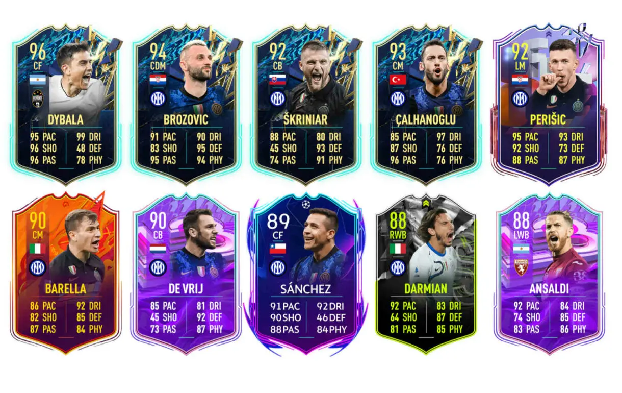 Links verdes Lautaro Martínez TOTS FIFA 22 Ultimate Team