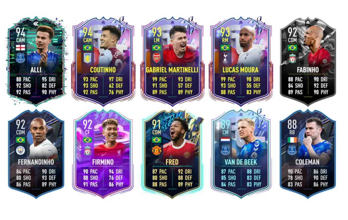 Links verdes Richarlison Flashback FIFA 22 Ultimate Team