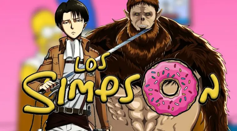 Imagen de Shingeki no Kyojin: ¿Y si los personajes del anime estuvieran en Los Simpson? Así lo imagina un artista