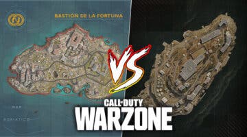 Imagen de Warzone: Comparan el tamaño del nuevo mapa (Fortune's Keep) de la temporada 4 con Rebirth Island