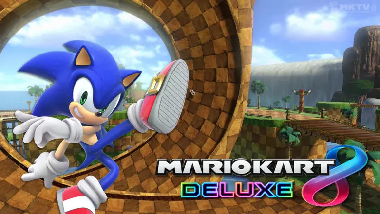 Mario Kart 8 Deluxe Sonic Green Hill Zone