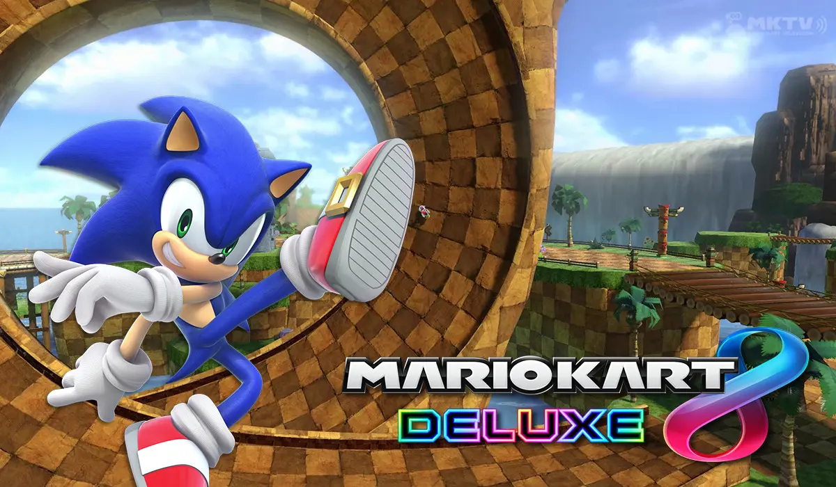 Mario Kart 8 Deluxe Sonic Green Hill Zone