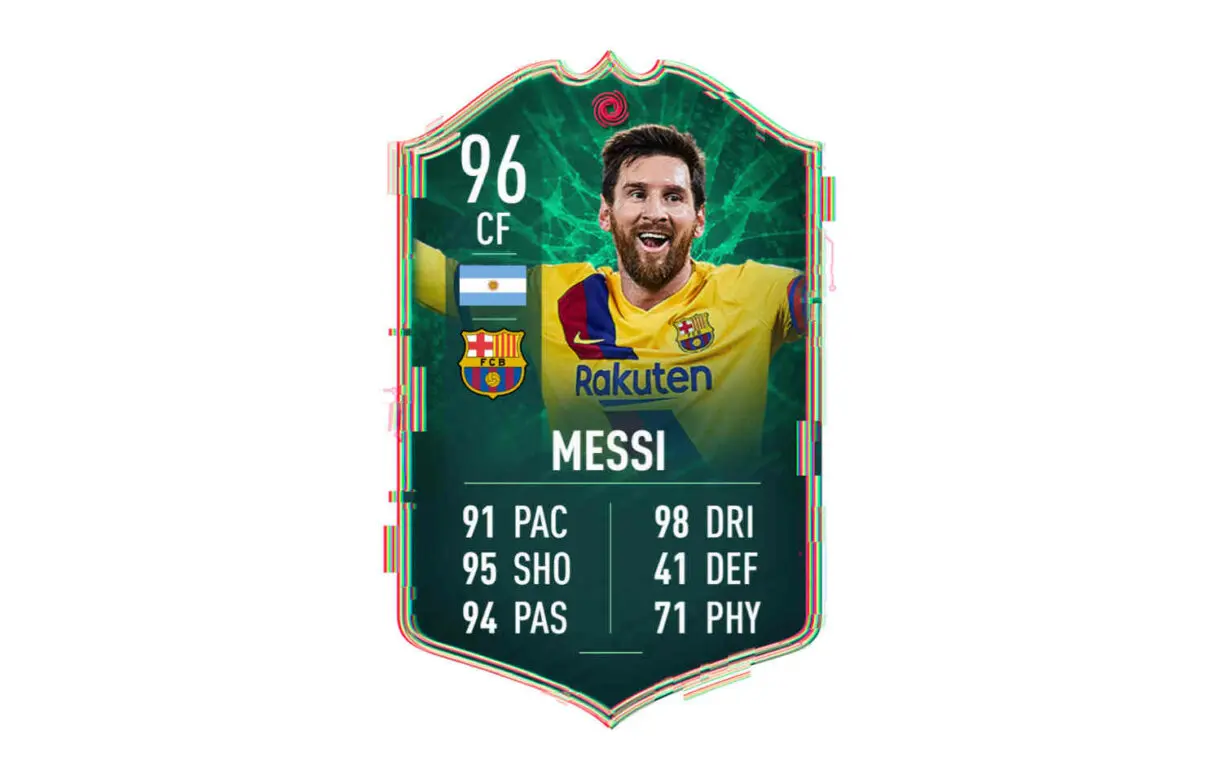 Carta Messi Shapeshifters FIFA 20 Ultimate Team