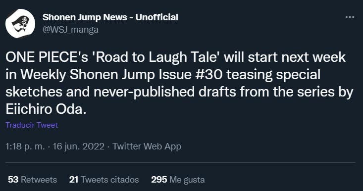 one piece road to laugh tale
