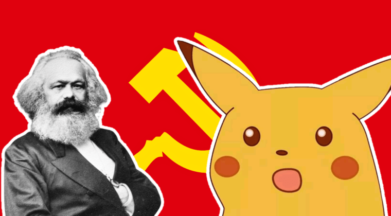 Imagen de Convierten a 'Pikachu' en comunista durante las elecciones en Japón