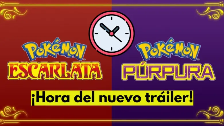 Pokemon Escarlata y Purpura horario