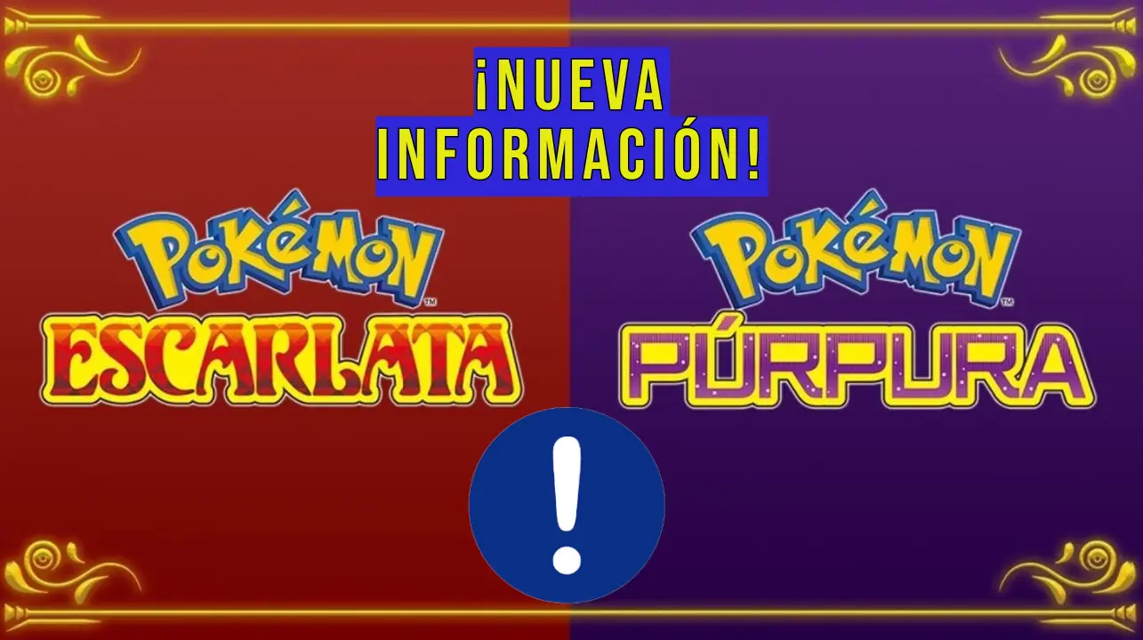 Pokemon Escarlata y Purpura nueva informacion