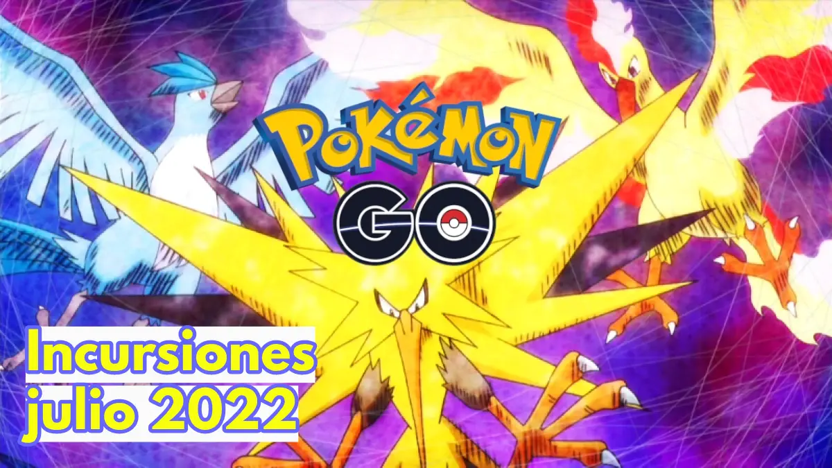 Pokemon GO Articuno Zapdos Moltres incursiones
