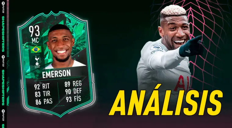Imagen de FIFA 22: análisis de Emerson Shapeshifters. ¿Buen centrocampista gratuito?