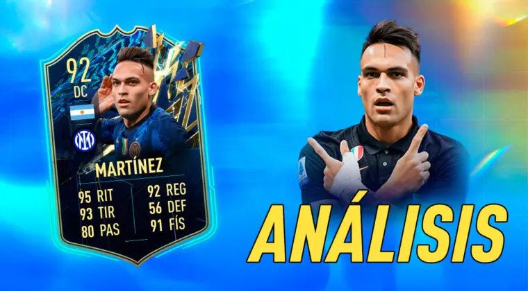 Imagen de FIFA 22: análisis de Lautaro Martínez TOTS gratuito. ¿Delantero de nivel?