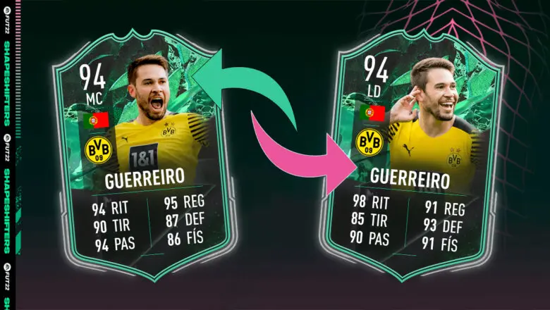 FIFA 22 Ultimate Team SBC Guerreiro Shapeshifters