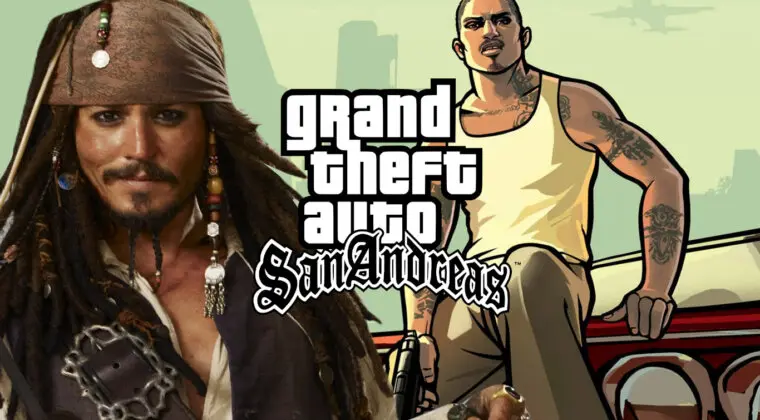 Imagen de Crean un mod de Piratas del Caribe para GTA San Andreas con Jack Sparrow y su barco incluídos