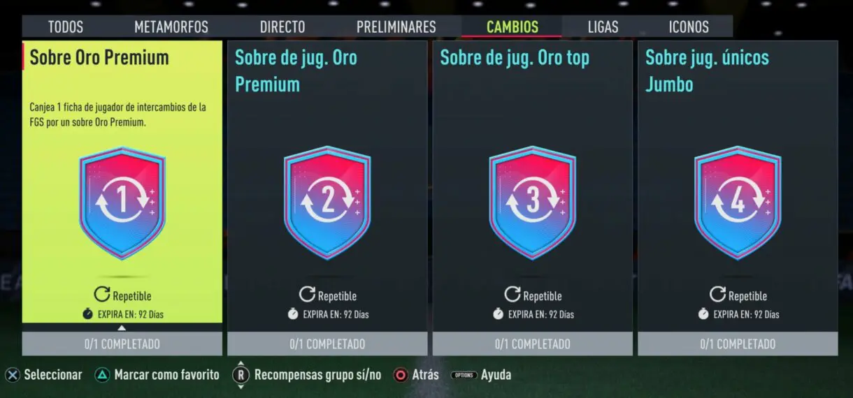 SBC´s FGS FIFA 22 Ultimate Team