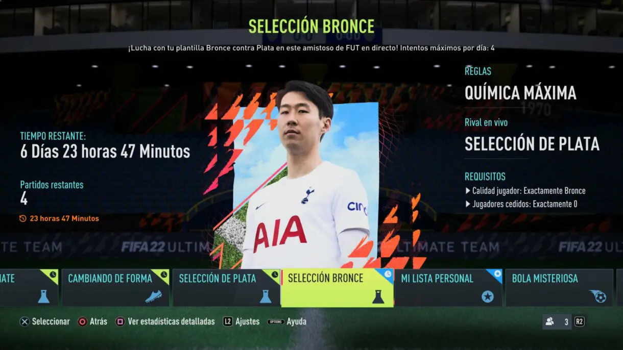 seleccion de bronce fifa 22