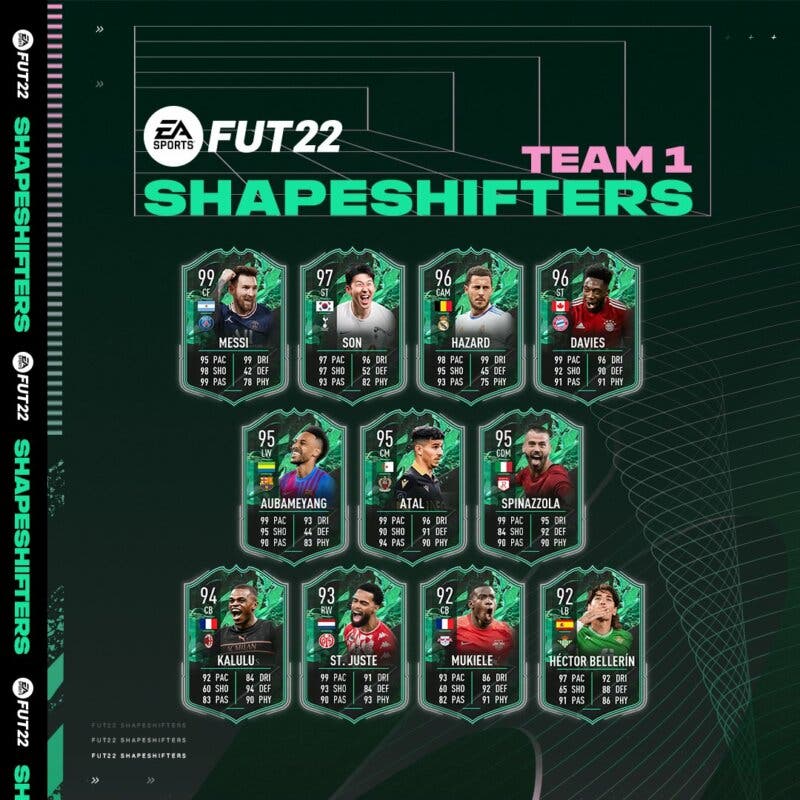 Primer equipo Shapeshifters FIFA 22 Ultimate Team