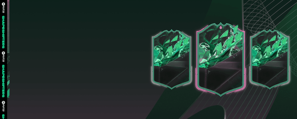 Diseño de dos cartas Shapeshifters distintas en FIFA 22 Ultimate Team
