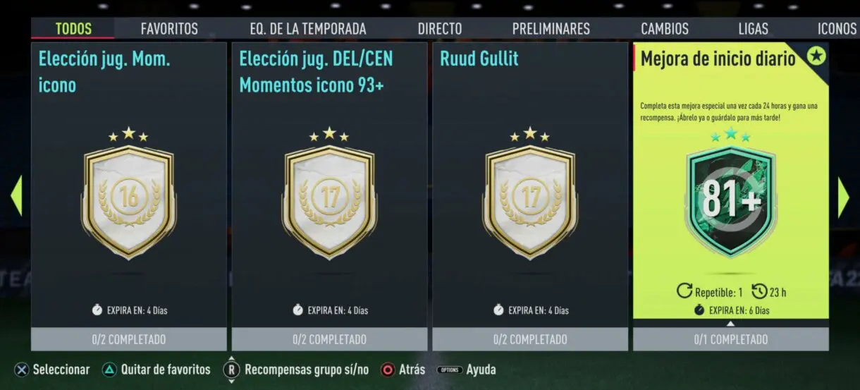 Aparte de SBC´s FIFA 22 Ultimate Team