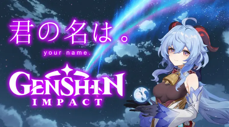 Imagen de Tienes que ver el precioso homenaje que le hace un jugador de Genshin Impact a Your Name