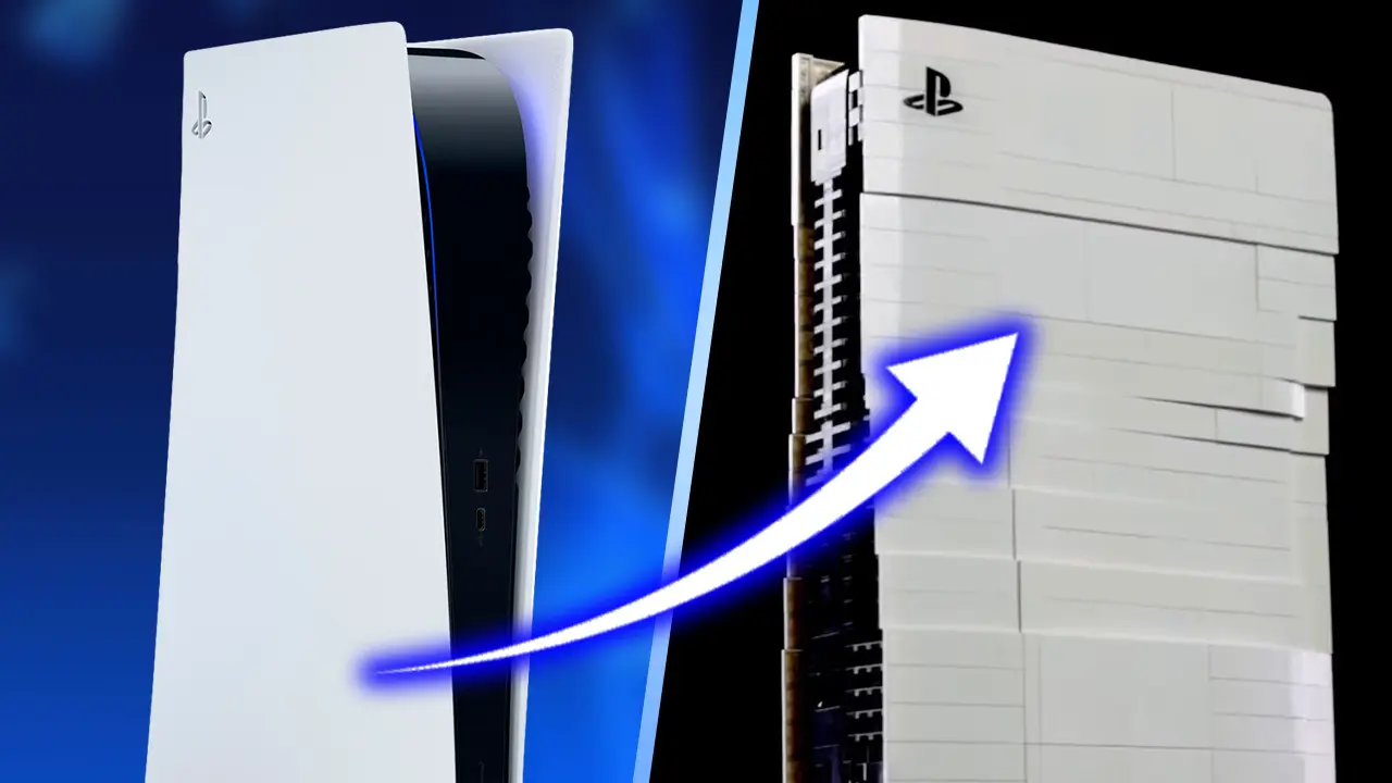 La PS5 hecha solo con piezas LEGO
