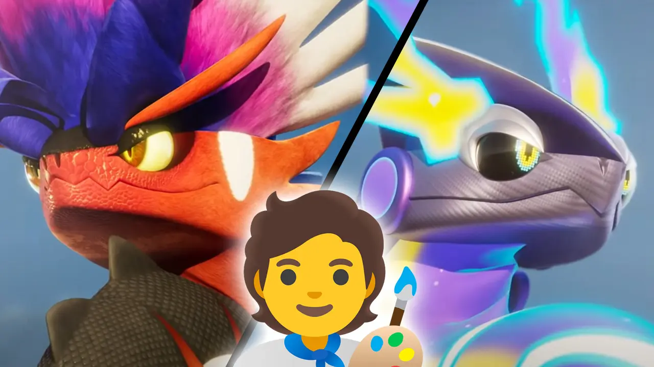 El fan art de Pokémon Escarlata y Púrpura