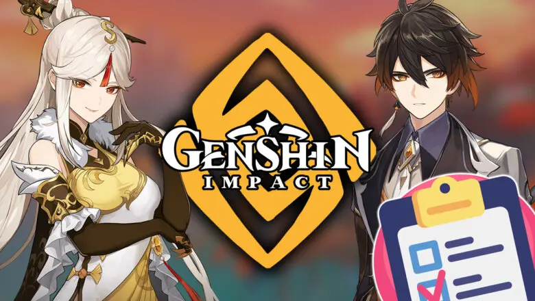 Encuesta de personajes Geo Genshin Impact
