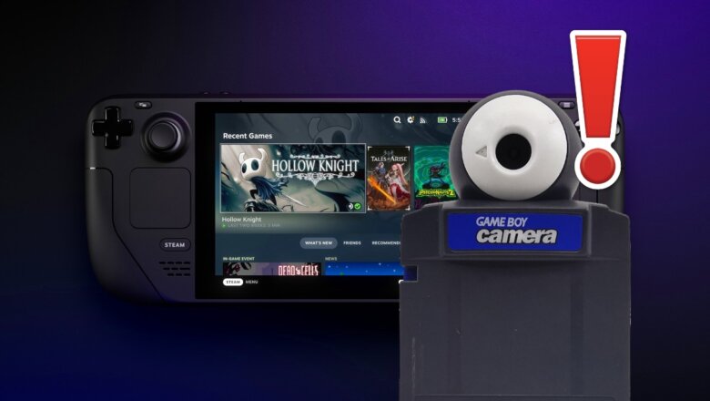 steam deck y game boy camera