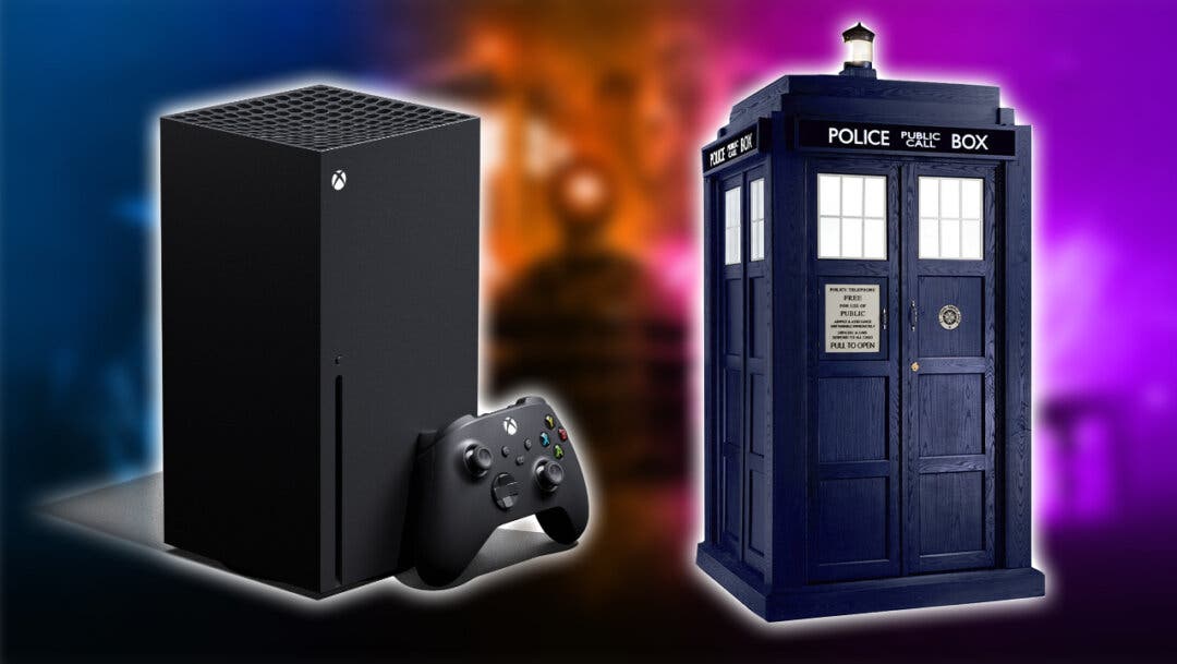 Así queda una Xbox Series X inspirada en la cabina del Doctor Who diseñada  por un fan