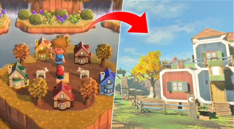 Imagen de Fan de Animal Crossing: New Horizons recrea la Aldea Arkadia de Zelda: Breath of the Wild en el juego