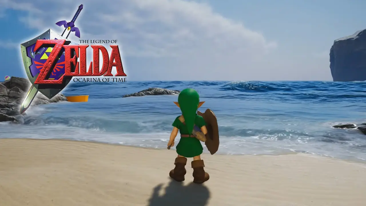 zelda: ocarina of time remake agua