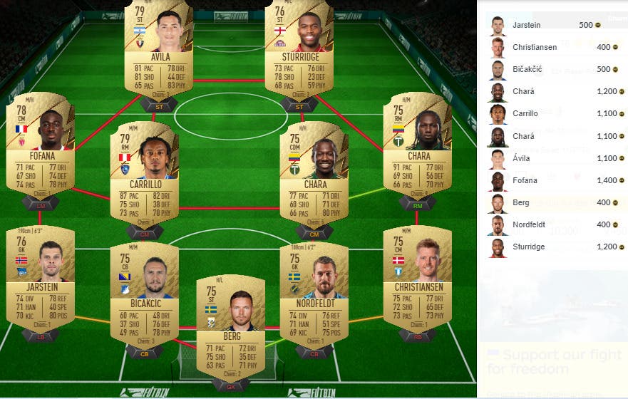 FIFA 22 Ultimate Team SBC Player Pick Serie A Elección de jugador 82+