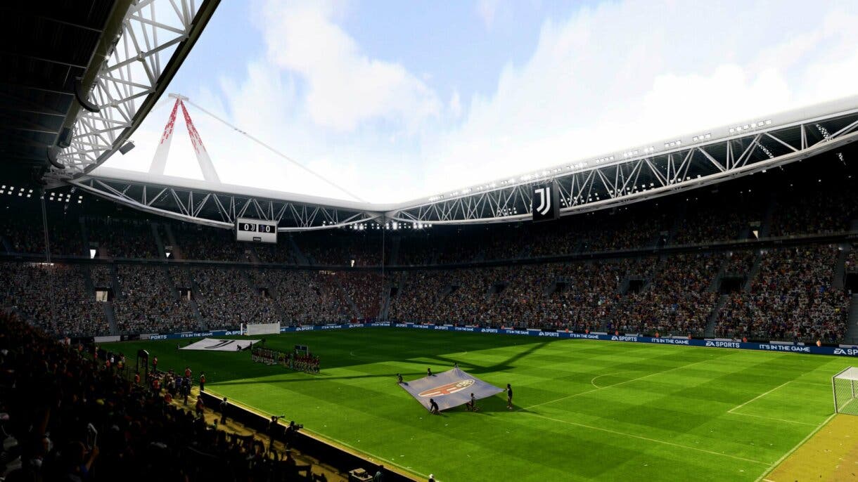 Imagen del Allianz Stadium en FIFA 23