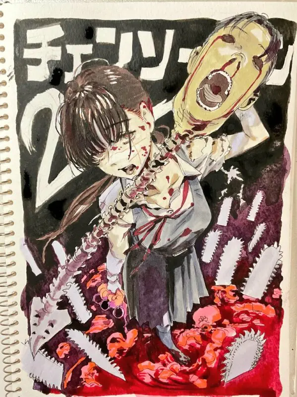 ilustración de mitaka por yuji kaju