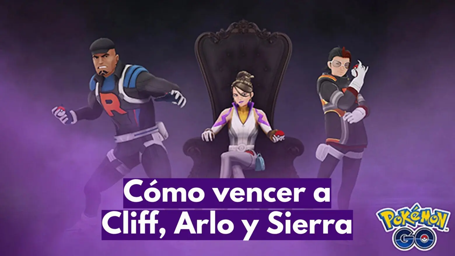 Cliff Arlo y Sierra Pokemon GO como vencerles