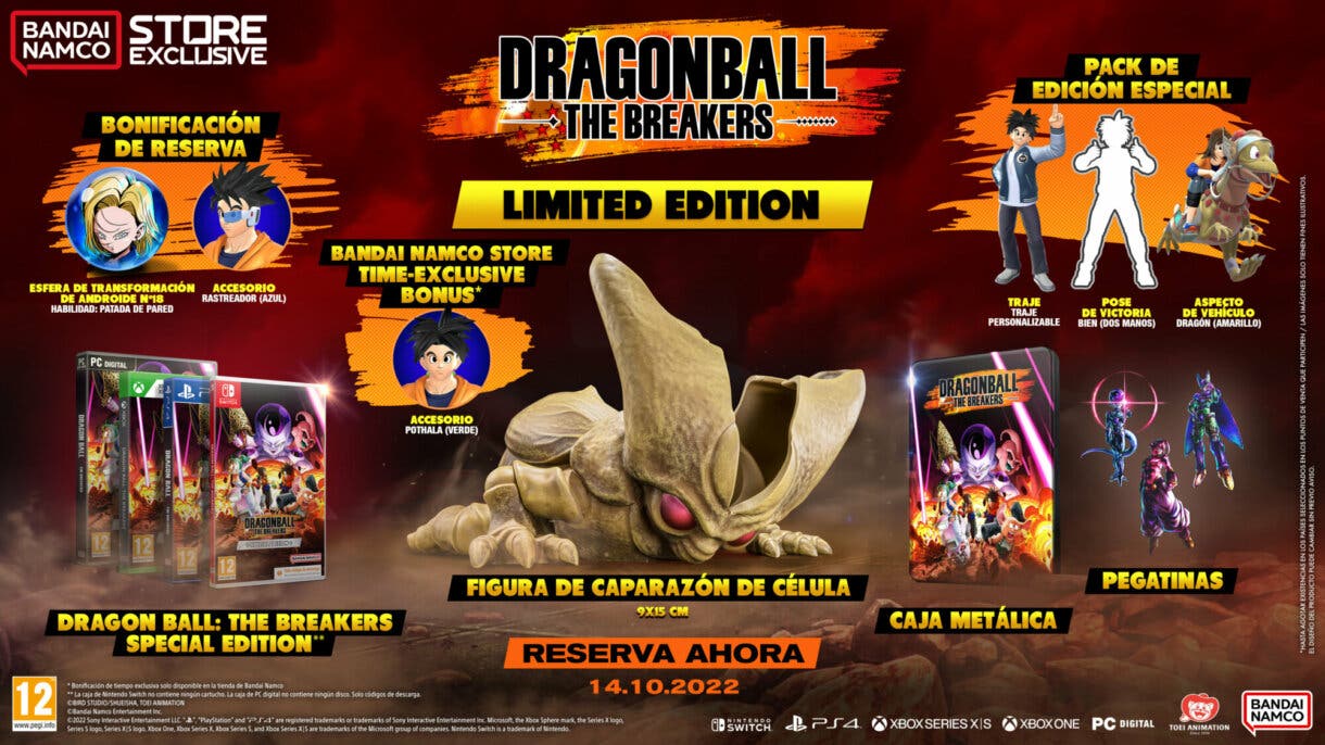 dragon ball the breakers ediciones