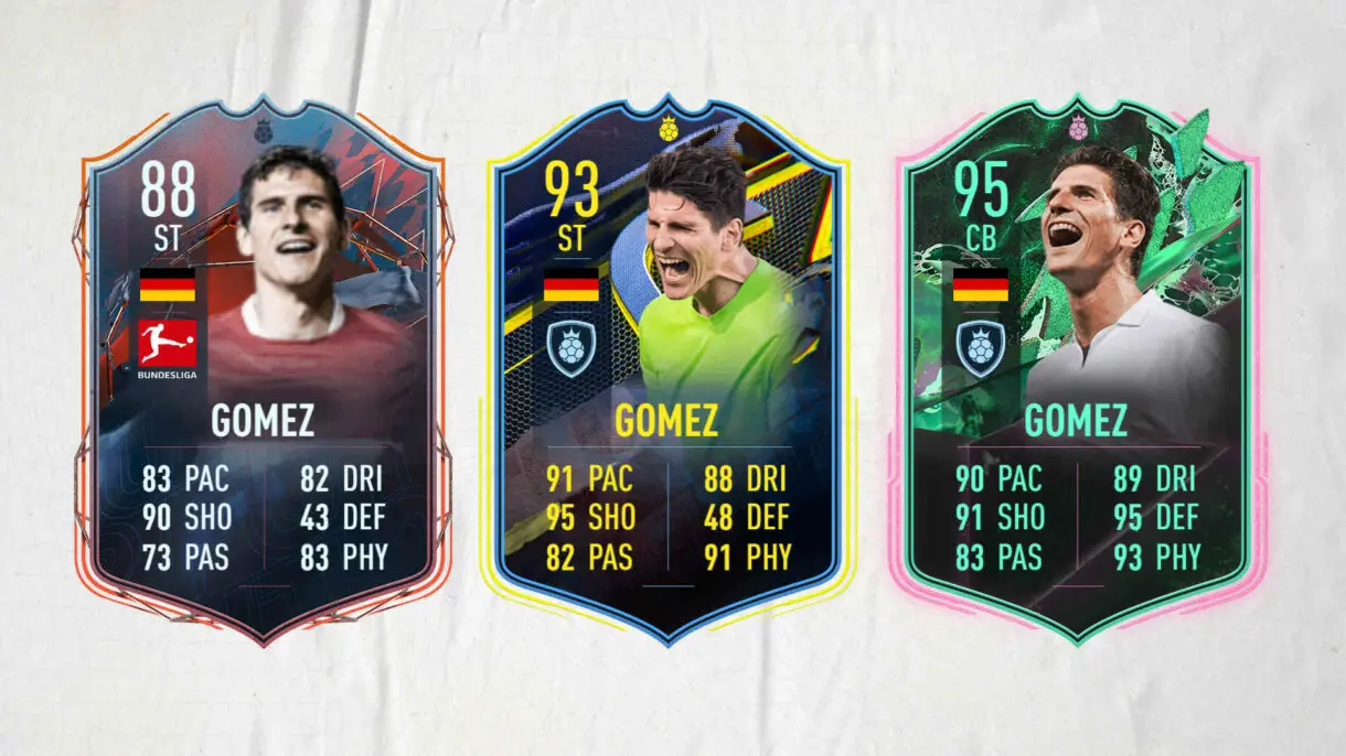 Tipos de cartas FUT Heroes para Mario Gómez FIFA 22 Ultimate Team