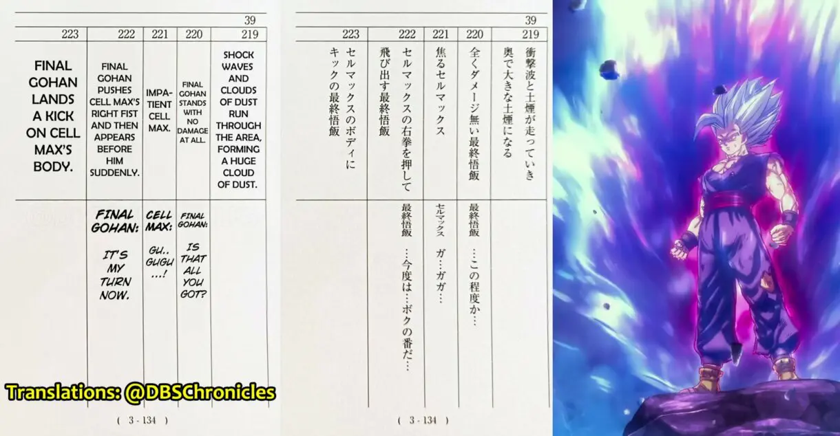 fiunal gohan storyboard