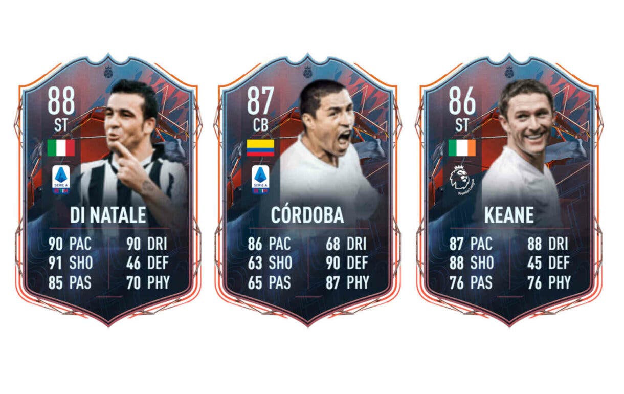 Cartas Di Natale, Córdoba y Keane FUT Heroes FIFA 22 Ultimate Team