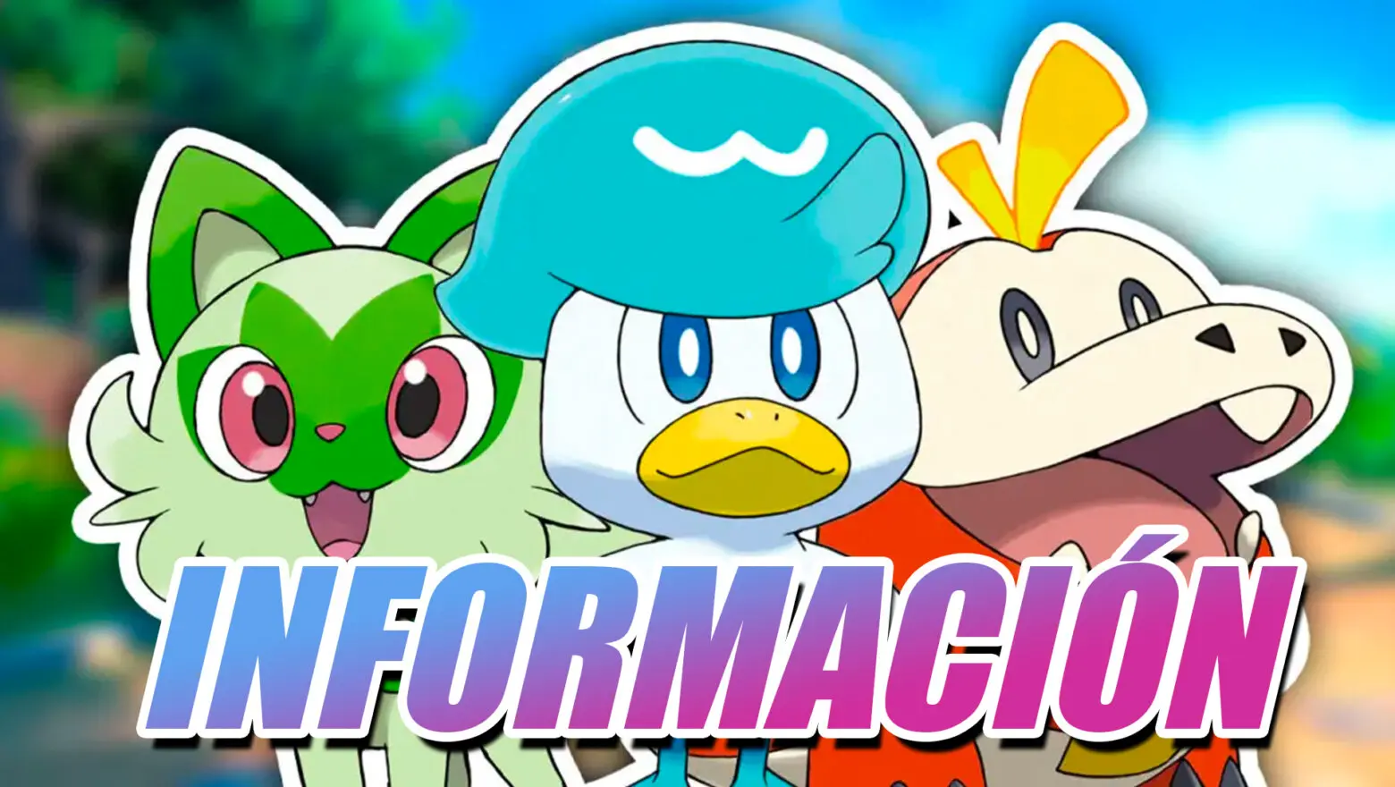 info pokémon iniciales